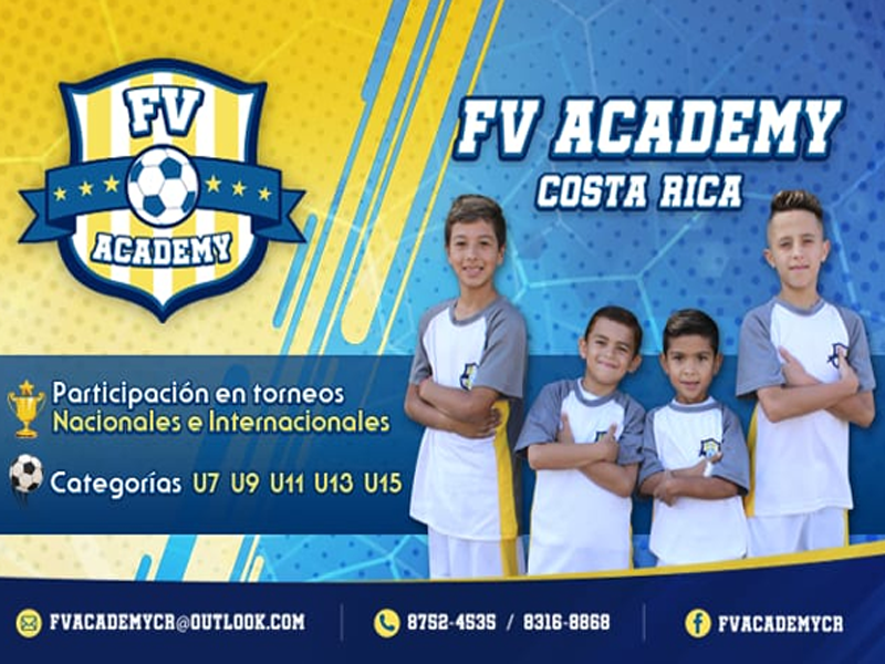 FV Academy Costa Rica cumple esta año 2021 cuatro años de fundación.