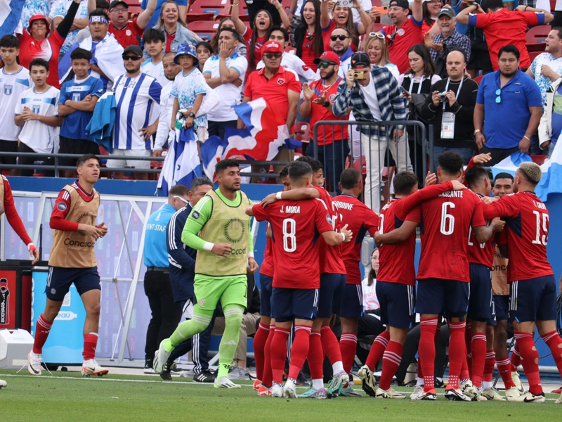 Costa Rica con gran fútbol venció a Honduras para lograr el último cupo a la Copa América 2024. Foto: Fedefutbol