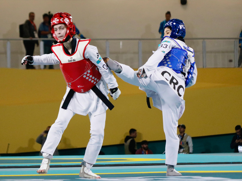 La taekwondista Laura Sancho se quedó a las puertas de la medalla de bronce de los Juegos Panamericanos Santiago 2023